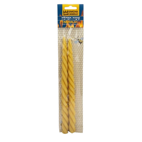 BeesWax Havdalah candle / Chuppah Candle 2 Pack