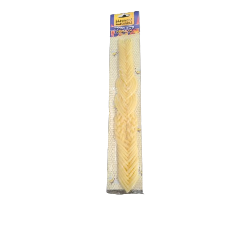 Bees Wax Havdalah Candle 12"